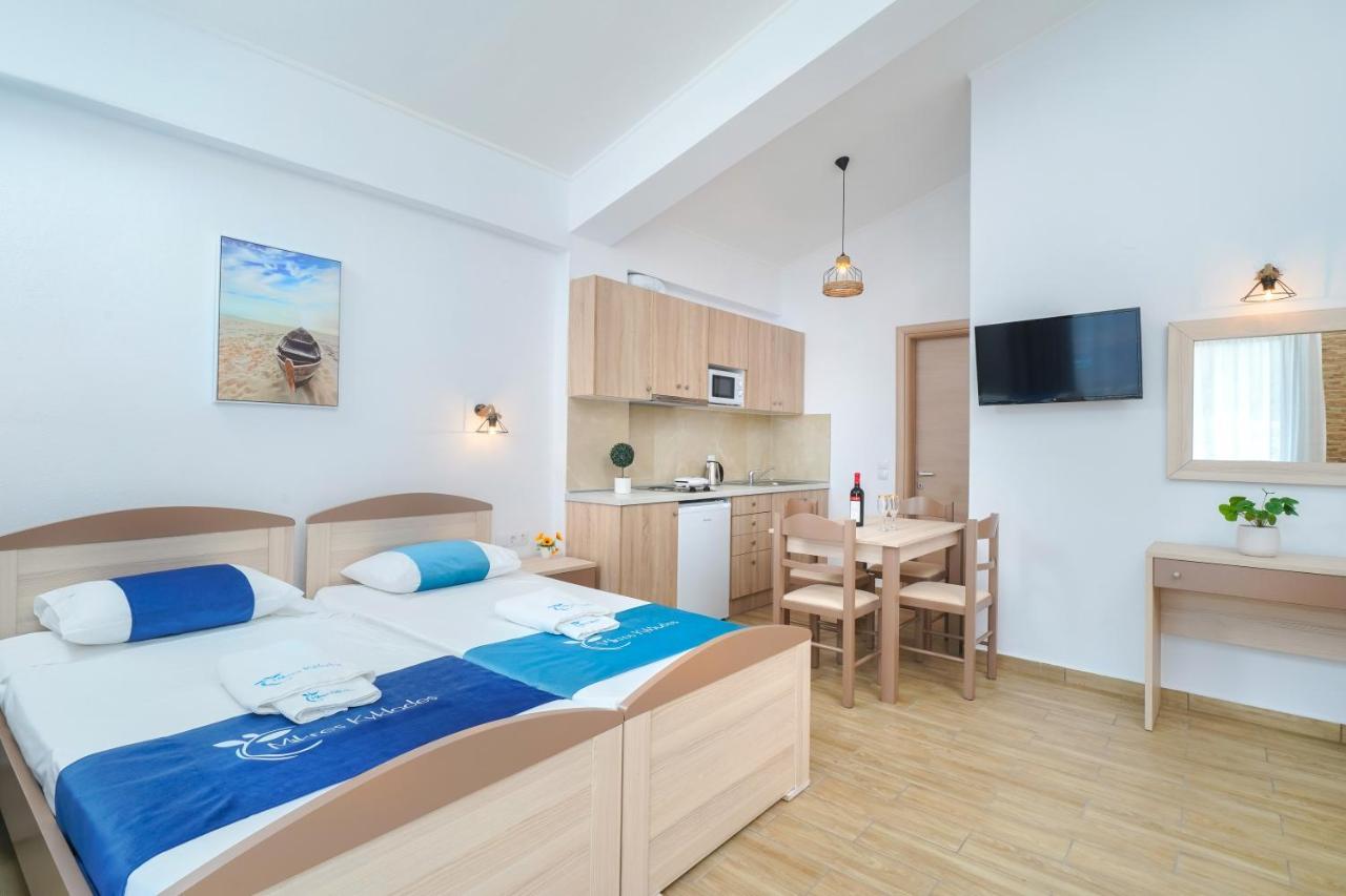 Mikres Kyklades Appartement Skala Potamia  Buitenkant foto