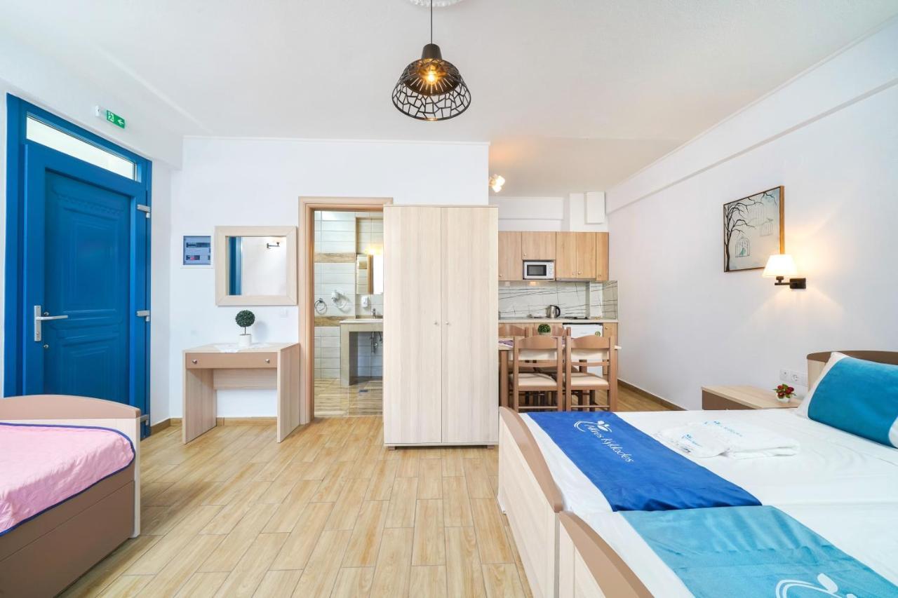 Mikres Kyklades Appartement Skala Potamia  Buitenkant foto